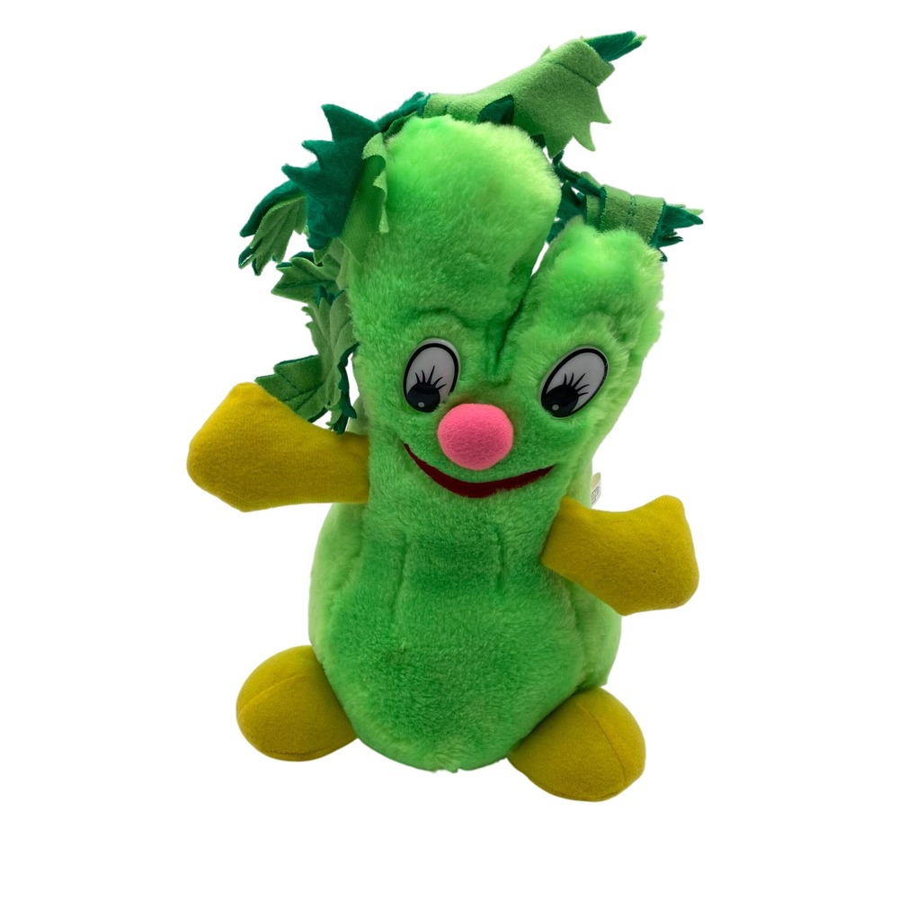Vintage Goffa Celery 12" Plush Garden Friends Vegetable Cartoon‎ Character